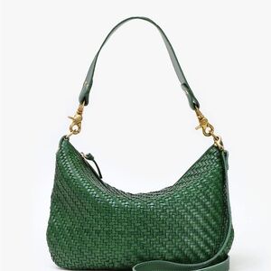 Fabulous Clare V Evergreen Moyen Messenger Crossbody